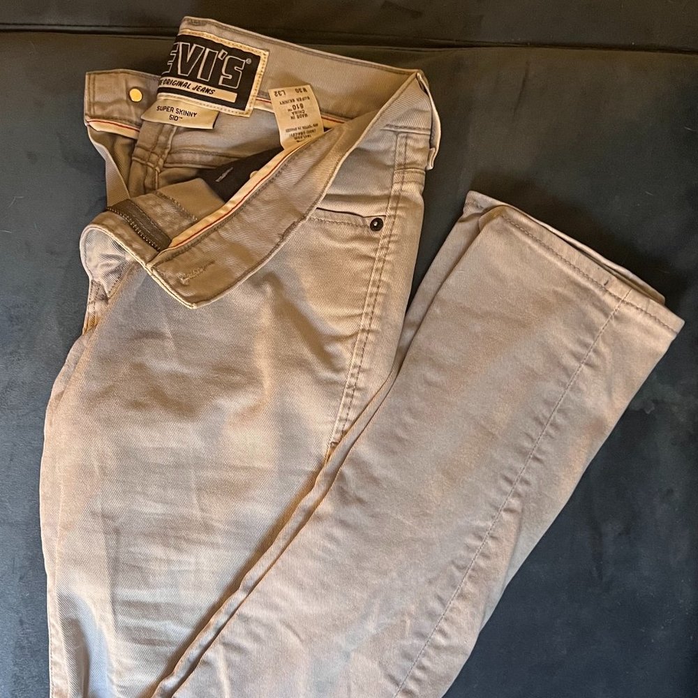 Levi’s 510 SUPER Skinny Grey 30x32 Men's Jeans